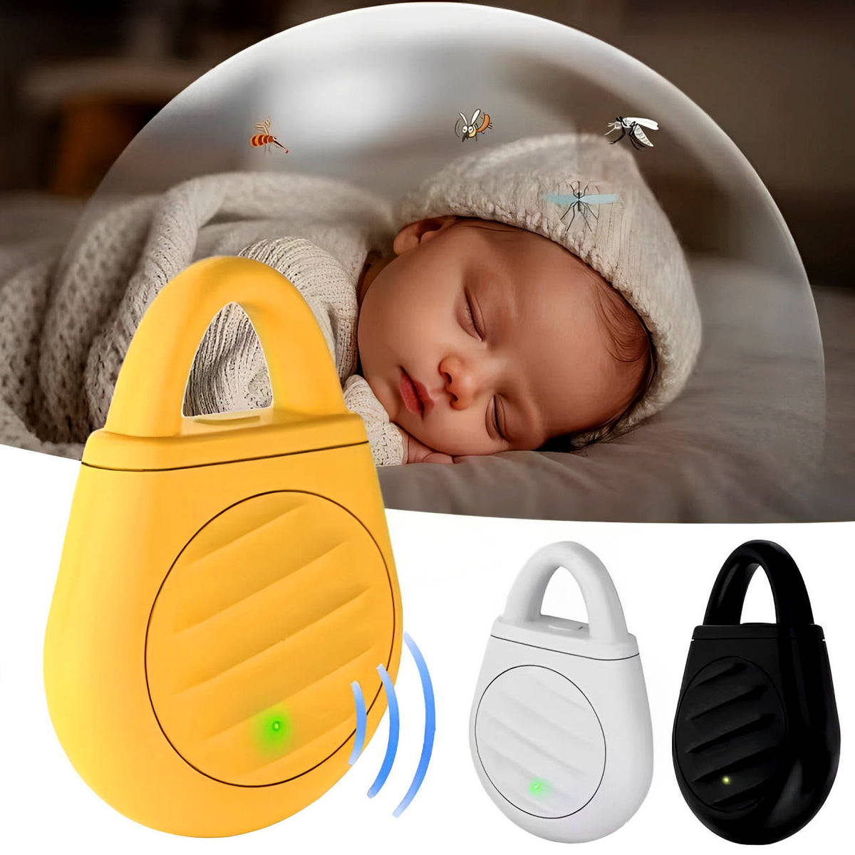 Belro ultrasonic mosquito repellent device for outdoor pest control, designed to keep mosquitoes away in home and garden areas.