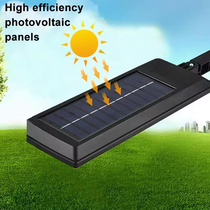 Belro LED outdoor solar light installed in a garden, providing eco-friendly illumination for home and garden outdoor spaces.