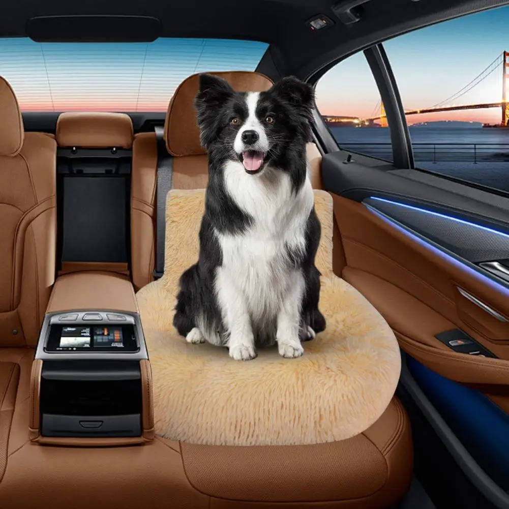 Belro protecting dog bed for car, waterproof automotive pet seat cover with adjustable straps and quilted design.