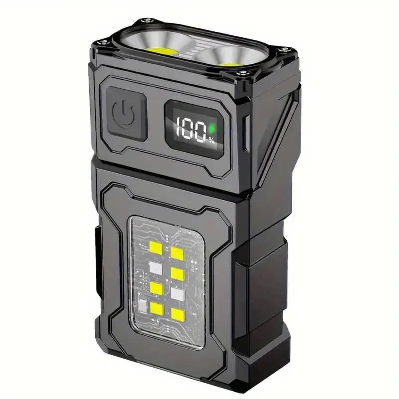 Belro pocket flashlight with compact design, metal body, and LED bulb, ideal for portable lighting in electronics and outdoor use.