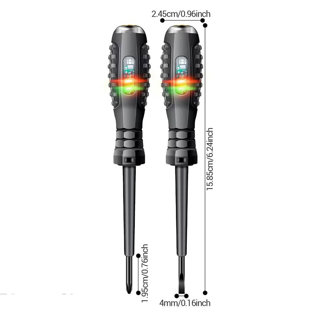 Belro non-contact electrical test screwdriver for electronics testing, showing the insulated handle and test tip in the image.