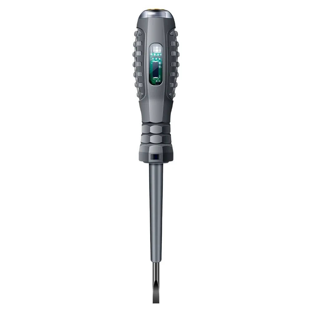 Belro non-contact electrical test screwdriver for electronics testing, featuring insulated handle and safety tip for voltage detection.