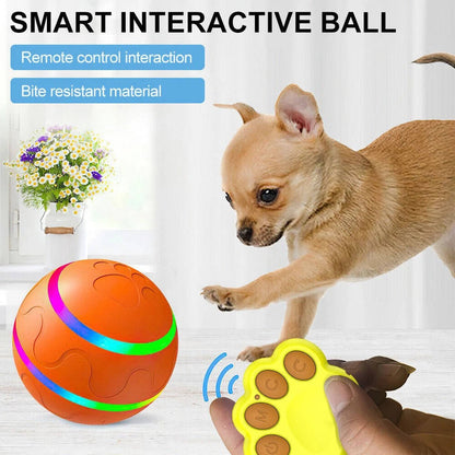 Belro interactive dog ball toy for pets, featuring a colorful, textured design suitable for engaging play and mental stimulation.