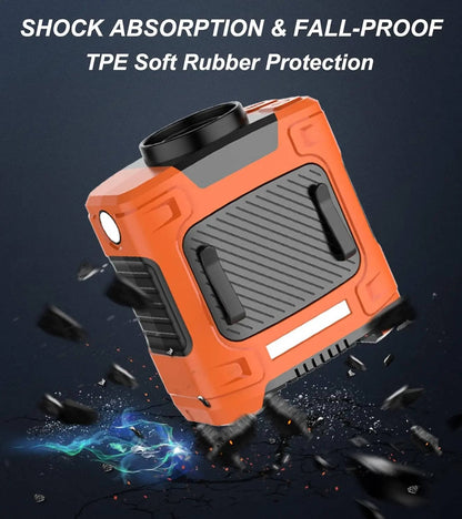 Belro portable handheld mini cooling fan with adjustable settings, ideal for outdoor use in home and garden settings.