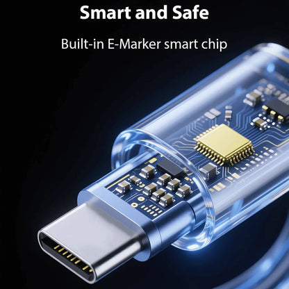 Belro magnetic anti-tangle charging cable with fast charging capability, featuring a sleek black design and magnetic connector.