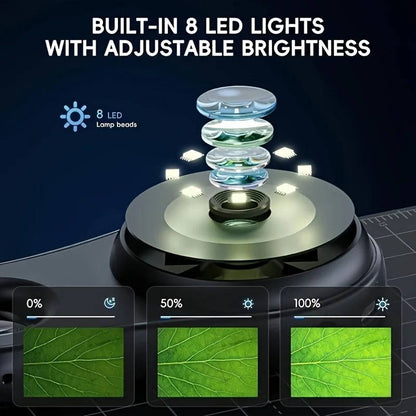 Belro handheld portable microscope with 500X magnification, ideal for coins and jewelry inspection, compact and easy to use.