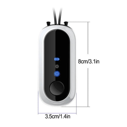 Belro portable air purifier with sleek compact design, featuring air vents and control panel for clean indoor air.