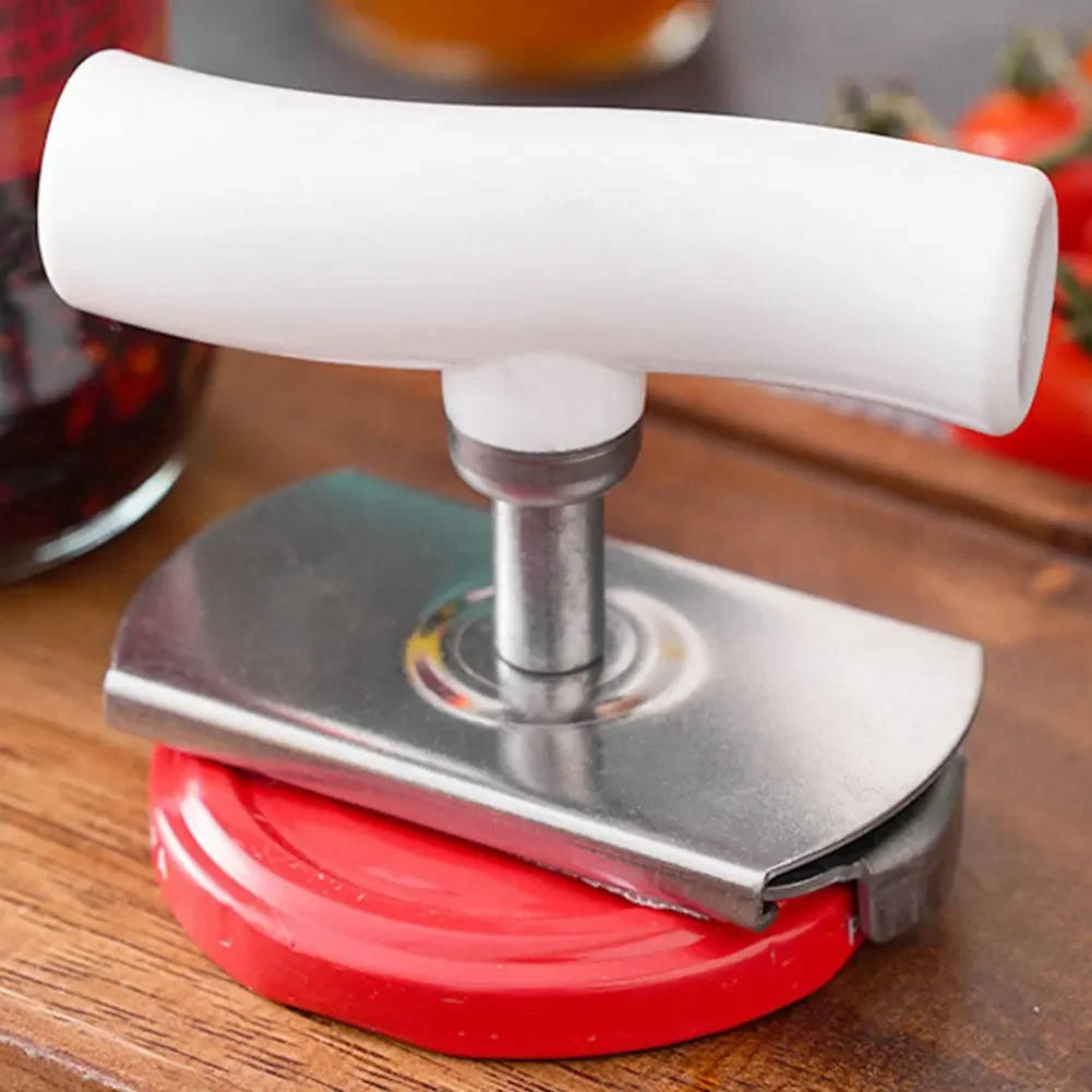 Belro jar and cap opener tool for kitchen and dining, shown in use with jars in a home kitchen setting.