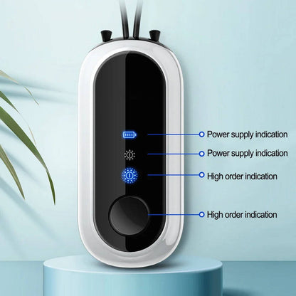 Belro portable air purifier with sleek design, compact size, and digital display for clean indoor air.