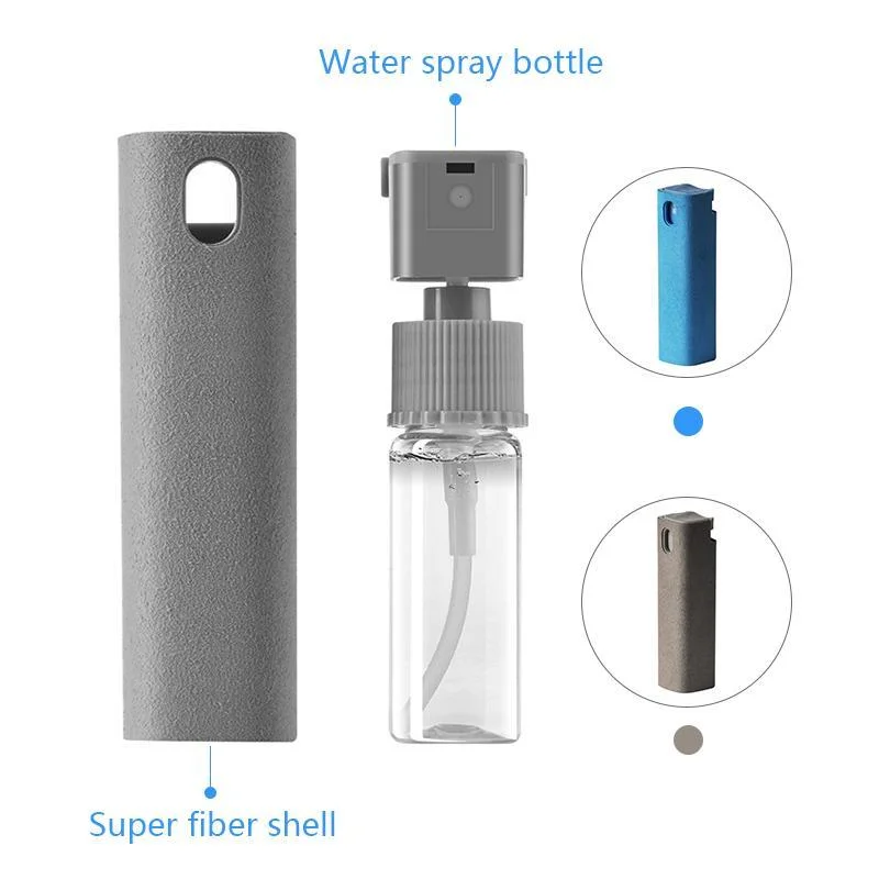 Belro 3-in-1 screen cleaner spray for electronics, featuring touchscreen mist cleaner and versatile cleaning solution on a device screen.