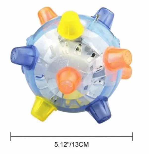 Belro jumping activation ball for dogs, colorful pet toy designed to entertain and stimulate active dogs during playtime.