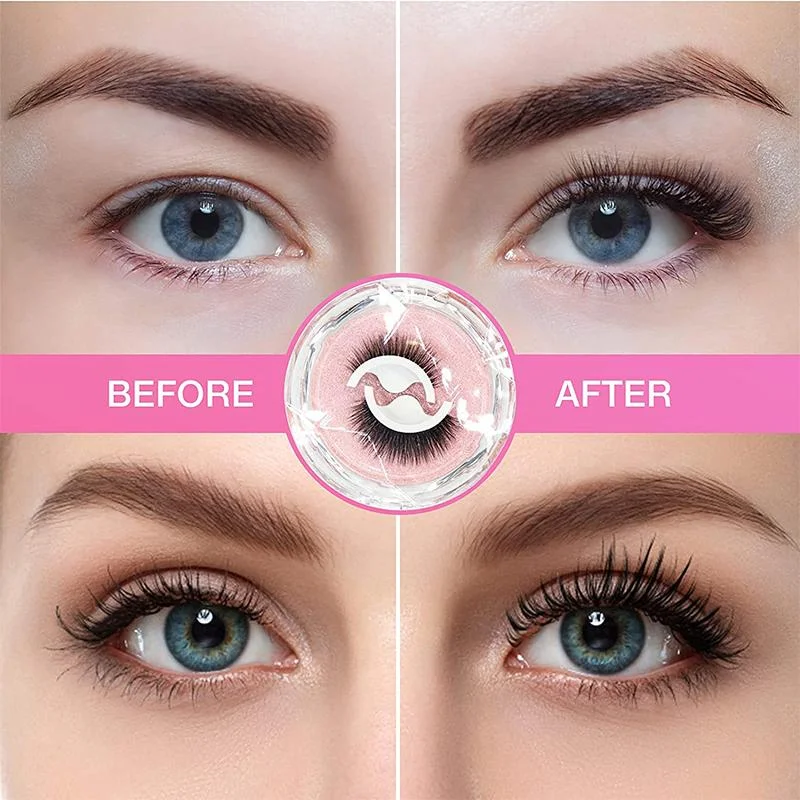 Belro premium reusable self-adhesive eyelashes for natural, lightweight eyelash enhancement in health and beauty makeup.