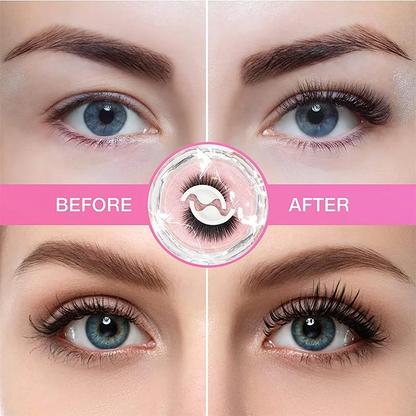 Belro premium reusable self-adhesive eyelashes for natural, lightweight eyelash enhancement in health and beauty makeup.