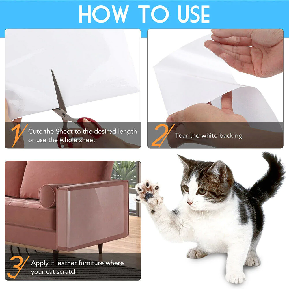 Belro 8-piece cat scratch furniture protector guards to prevent scratches on couches and furniture in home and garden.