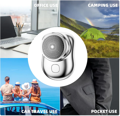 Belro mini-shave portable electric razor for personal care, compact design ideal for travel and quick grooming.