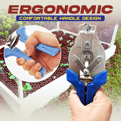 Belro Type M plier wire cage clamp set showing metal pliers with ergonomic handles and adjustable clamp jaws.