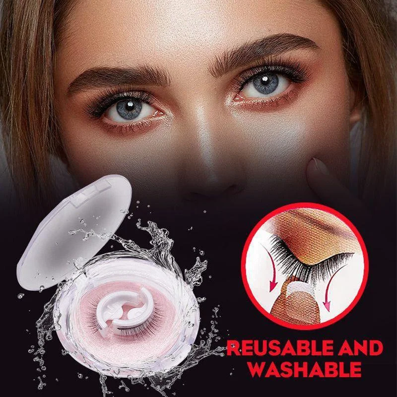 Belro premium reusable self-adhesive eyelashes for natural beauty, shown on a clean white background in a beauty makeup product image.
