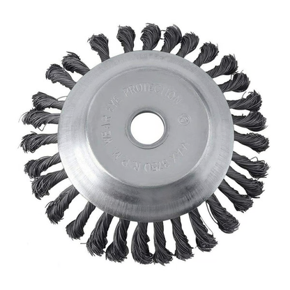 Belro carbon steel brush trimmer for men, featuring durable metal blades and ergonomic handle, designed for efficient trimming.