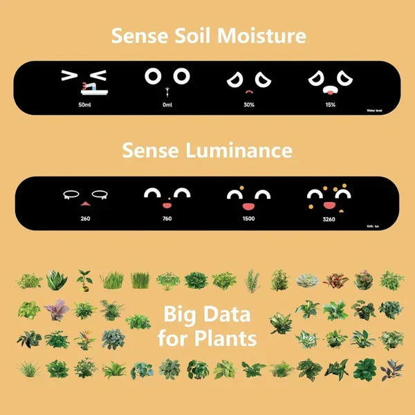 Belro Smart Plant Pot Ivy for outdoor gardening, featuring innovative design and integrated charging port for enhanced plant care.