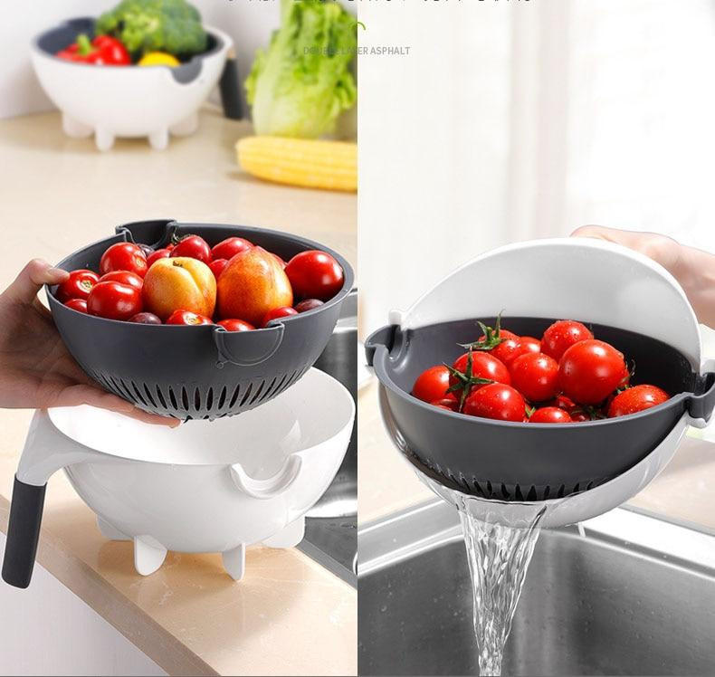 Belro 7-in-1 chopper and vegetable slicer with multiple blades for efficient kitchen food preparation.