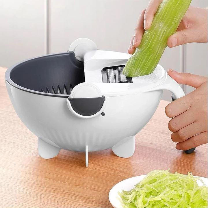 Belro 7-in-1 chopper and vegetable slicer with multiple blades for efficient kitchen food prep, compact and easy to use.