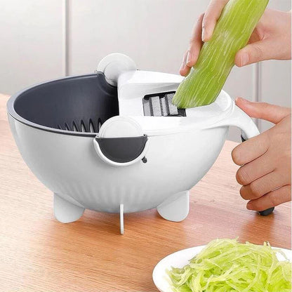 Belro 7-in-1 chopper and vegetable slicer with multiple blades for efficient kitchen food prep, compact and easy to use.