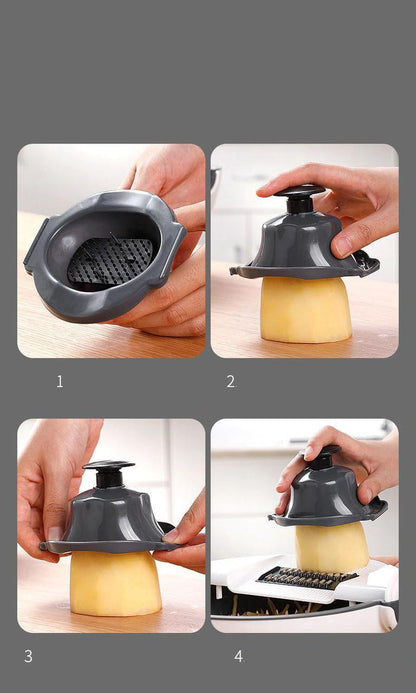 Belro 7-in-1 vegetable chopper and slicer with multiple blades for efficient kitchen food prep.