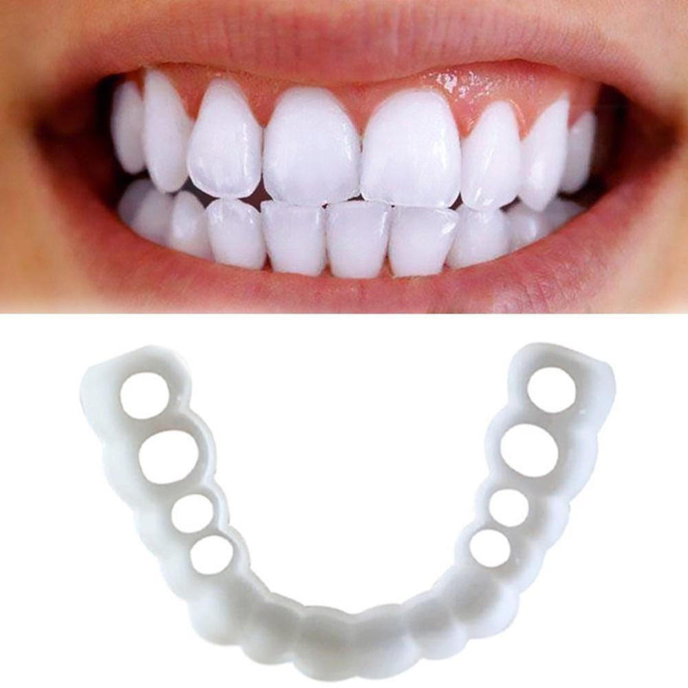 Belro facial tooth cover retainer in clear plastic, designed to protect teeth and enhance oral care during beauty routines.