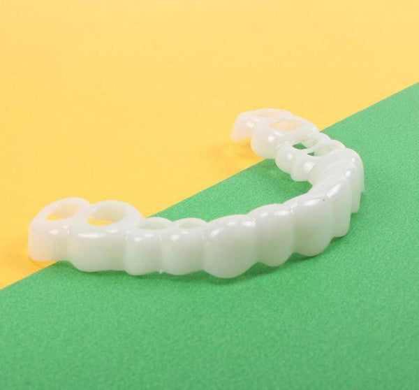 Belro facial tooth cover retainer for oral care, shown on a clean surface with the product packaging visible.