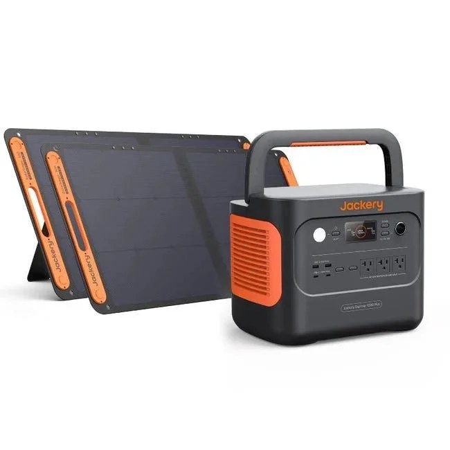 Casavibeo Jackery 1000 Plus portable power station with multiple outlets and digital display in a sleek design.
