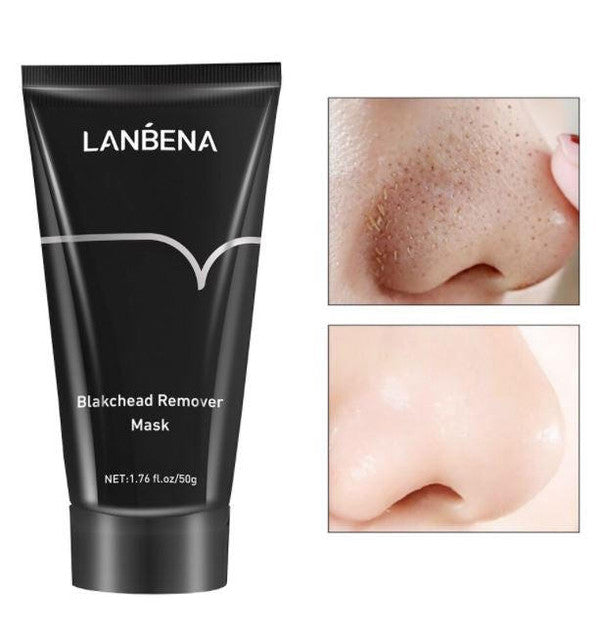 Belro blackhead mask applied on nose, skincare product for deep pore cleansing and blackhead removal in health and beauty routine