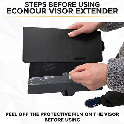 Belro sun visor for car, electronic accessory designed to reduce glare and improve driving comfort, shown in the image.