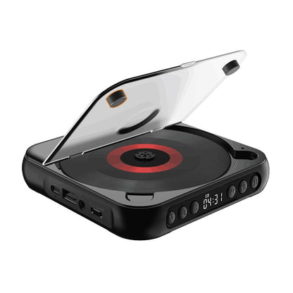 GETDECO KC-918 portable CD player with Bluetooth, dustproof design, and multifunctional music features, shown with buttons and display.