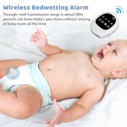 Wireless bedwetting alarm watch for kids and elders by GETDECO, featuring a wristband design for potty training and nighttime alerts.