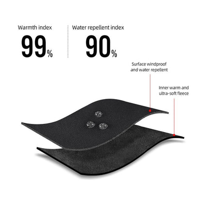 Kyncilor waterproof winter cycling gloves by GETDECO, warm touchscreen-compatible gloves with non-slip grip for cold-weather rides.