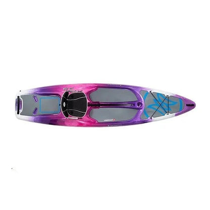 Casavibeo Perception Hi Life 11 kayak on water, showing its sleek design and bright color, ideal for recreational paddling.