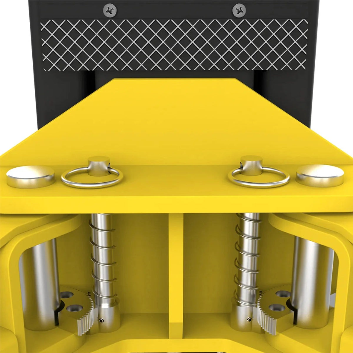 Casavibeo Bendpak GrandPrix GP-9LC 9000 lb. capacity 2-post lift shown with arms extended and vehicle support arms in position.