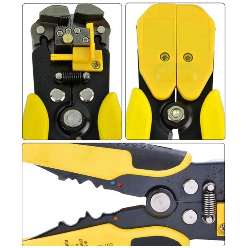Belro automatic wire stripper and cable cutter tool with ergonomic handle for efficient electrical work and precise stripping.