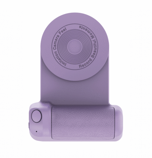 Mivoza smartphone grip with Bluetooth remote shutter, adjustable 180° mount, and secure hold for steady mobile photography.