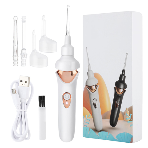 Belro ear vacuum cleaner for health and beauty, showing the device with a silicone tip and ergonomic design for ear cleaning.