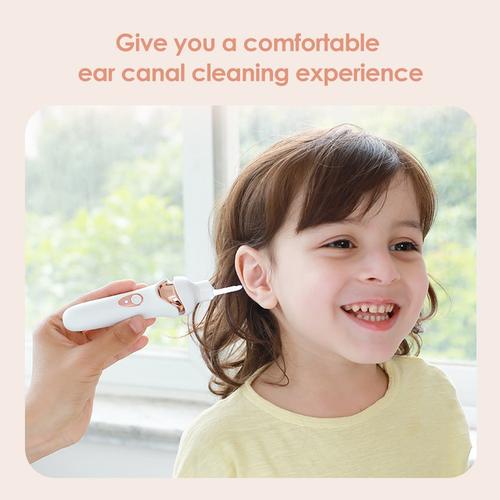 Belro ear vacuum cleaner for health and beauty, showing the device with a suction tip and control buttons in a clean setup.