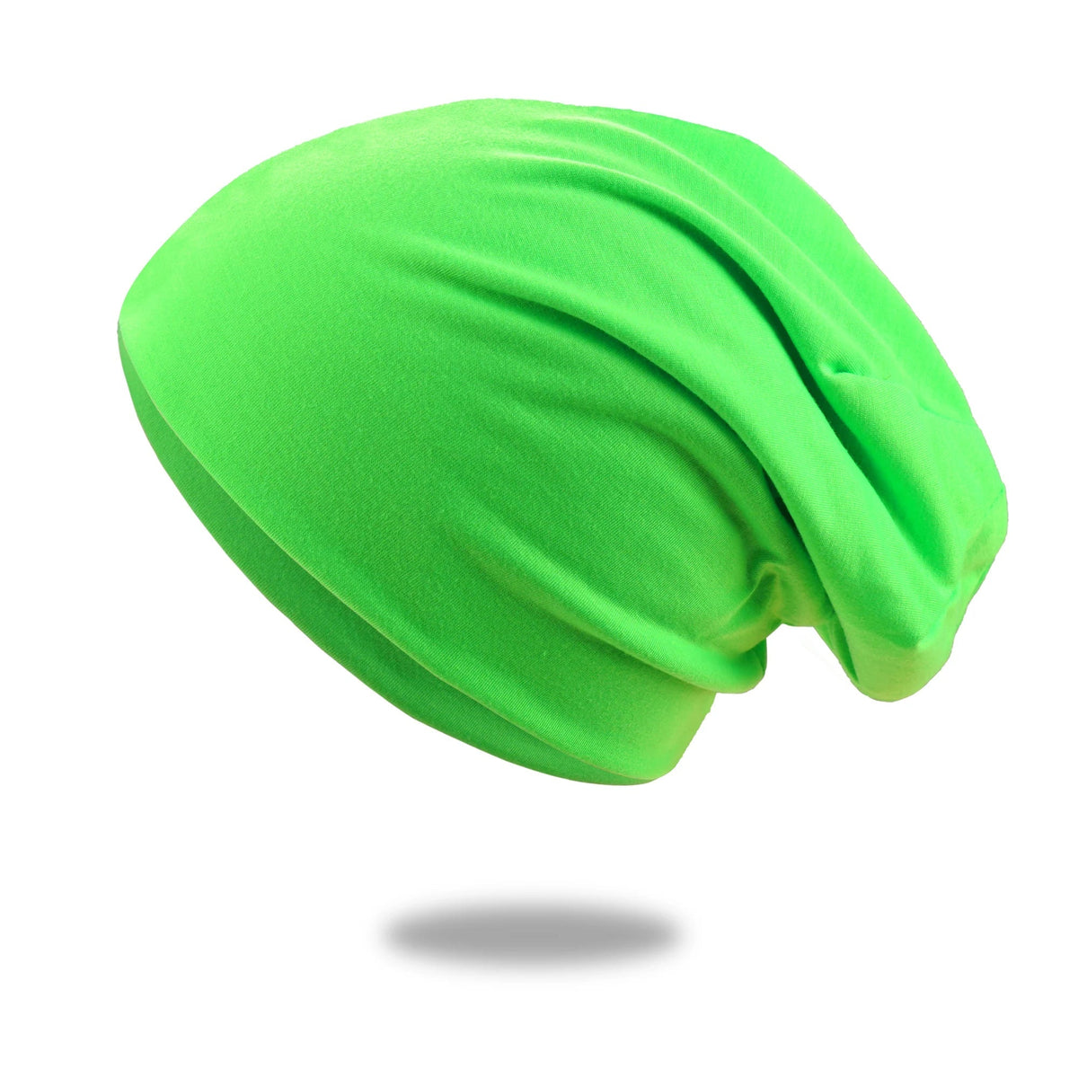 Light green Belro Cozy Slouch Hat Beanie cap, soft knit winter hat with a relaxed slouchy fit, ideal for cold weather.