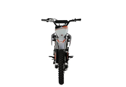 Casavibeo TrailMaster LK140 140cc dirt bike with rugged tires and a sturdy frame, ready for off-road riding adventures.