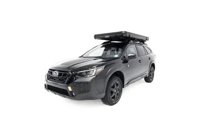 Casavibeo Odyssey V2 Standard hard shell rooftop tent mounted on vehicle, showcasing durable outdoor camping gear.