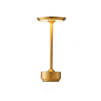 Belro cable-free rechargeable modern Aura table lamp with sleek design, illuminated night light for contemporary home lighting.