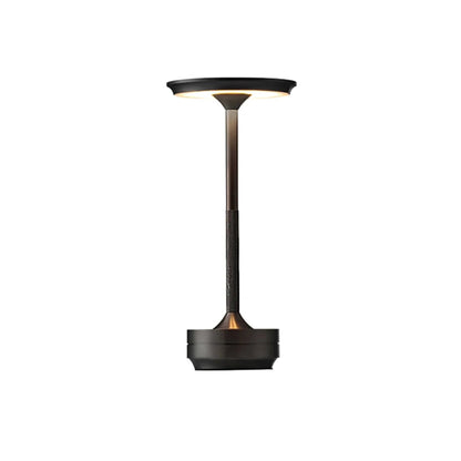 Belro Cable-Free Rechargeable Modern Aura Table Lamp with sleek design, glowing night light, ideal for modern home lighting.