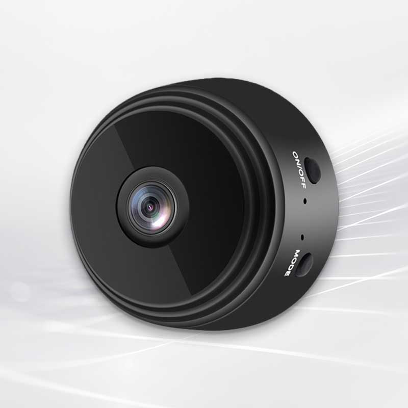 Belro Mini WiFi Camera with HD 1080P resolution and night vision, compact camcorder for home security and surveillance.