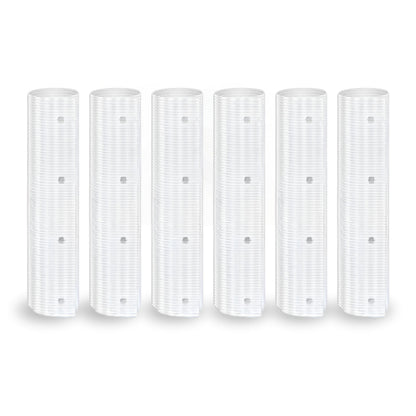 Set of six Belro squirrel baffles for trees, outdoor garden decor to prevent squirrels from climbing.