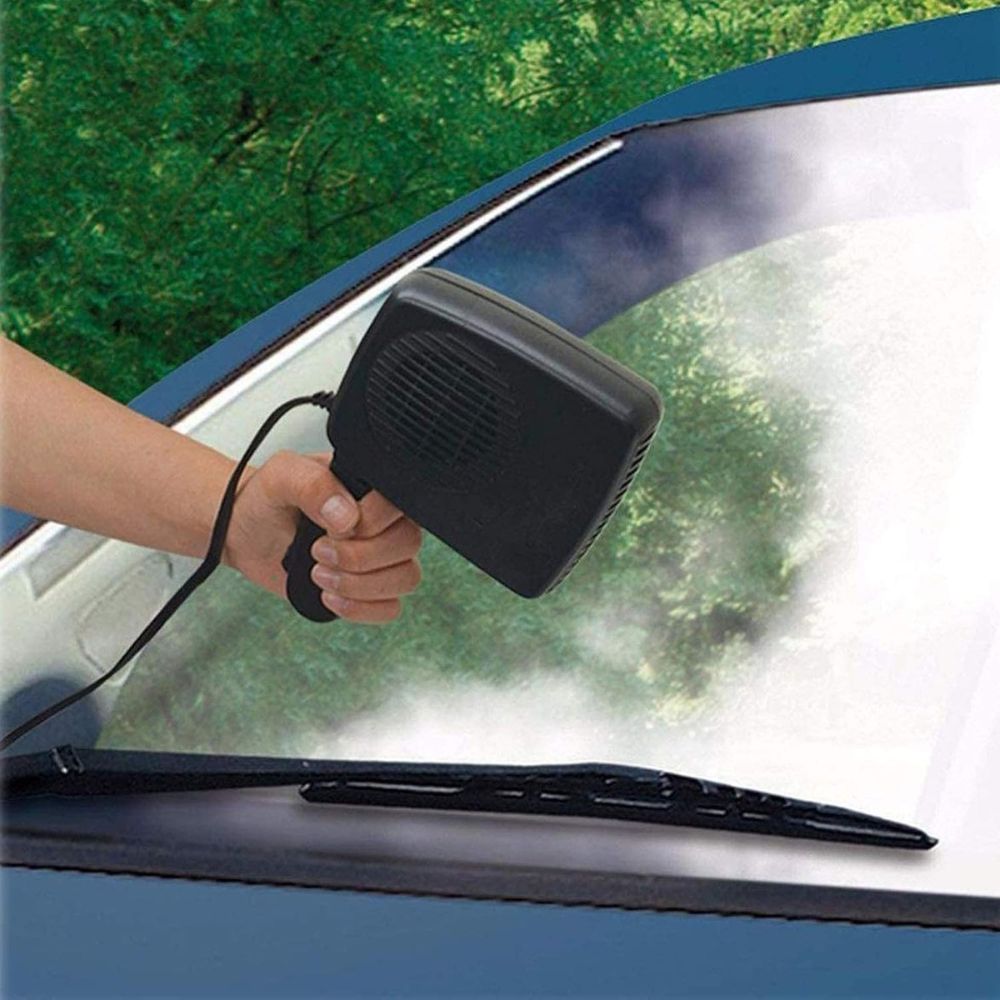 Belro 12V car heater fan, portable ceramic auto heater with 150W/300W for fast defrost and vehicle interior heating.