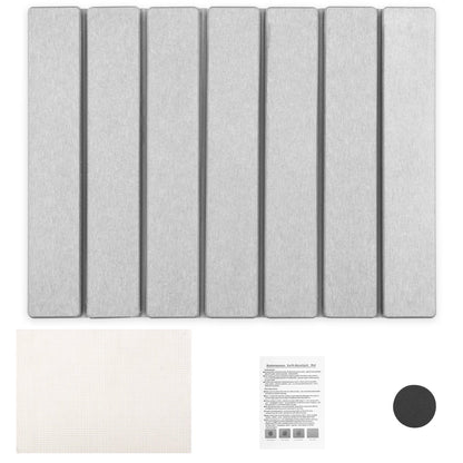 Medium gray foldable diatomite stone dish drying mat by Belro, designed for kitchen and dining use.